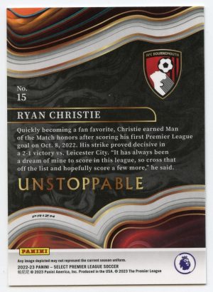 Ryan Christie Panini Select Premier League 2022-23 Unstoppable #15