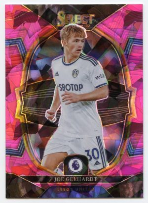 Joe Gelhardt Panini Select Premier League 2022-23 Pink Ice Prizm Terrace #50