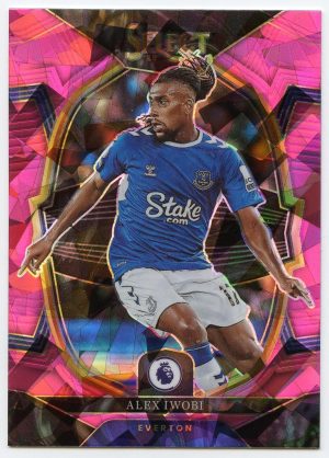 Alex Iwobi Panini Select Premier League 2022-23 Pink Ice Prizm Terrace #39