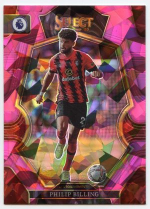 Philip Billing Panini Select Premier League 2022-23 Pink Ice Prizm Mezzanine #160