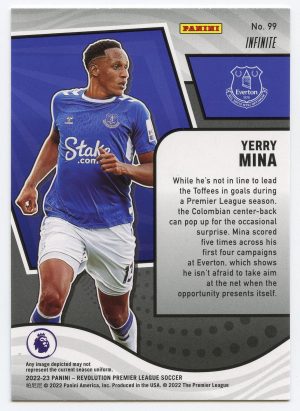 Yerry Mina Panini Revolution Premier League 2022-23 Infinite #99