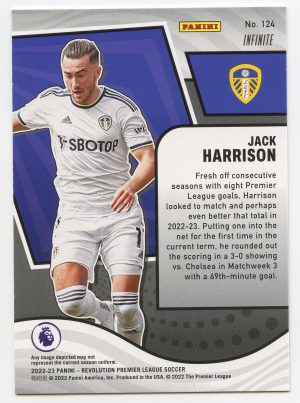 Jack Harrison Panini Revolution Premier League 2022-23 Infinite #124