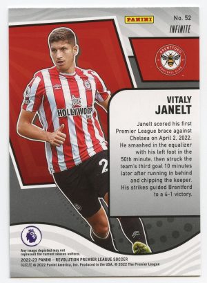 Vitaly Janelt Panini Revolution Premier League 2022-23 Infinite #52