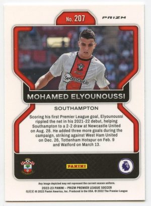 Mohamed Elyounoussi Panini Prizm Premier League 2022-23 Disco Breakaway #207