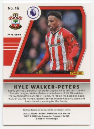 Kyle Walker-Peters Panini Mosaic Premier League 2021-22 Will to Win #16