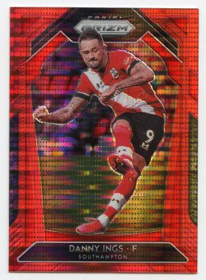 2020-21 Panini Prizm Premier League Danny Ings #88 Red Pulsar