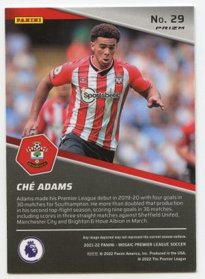 2021-22 Panini Mosaic Premier League Che Adams #29 Breakaway