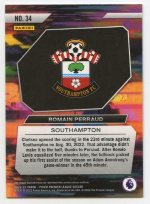 2022-23 Panini Prizm Premier League Romain Perraud #34 Instant Impact