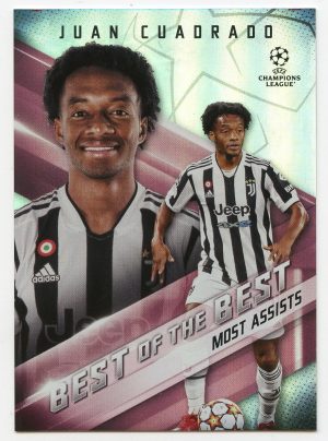 2022 Topps UCL Juan Cuadrado #BB-05 Best of the Best