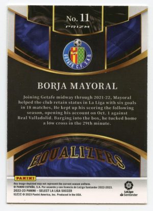 2022-23 Panini Select La Liga Borja Mayoral #11 Equalizers