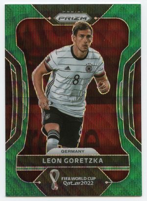 2022 Panini Prizm World Cup Qatar Leon Goretzka #112 Green Wave