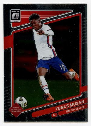 Yunus Musah Panini Donruss Soccer 2021-22 Donruss Optic #161