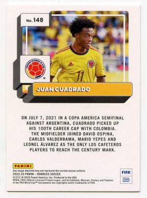 Juan Cuadrado Panini Donruss Soccer 2022-23 Silver #148