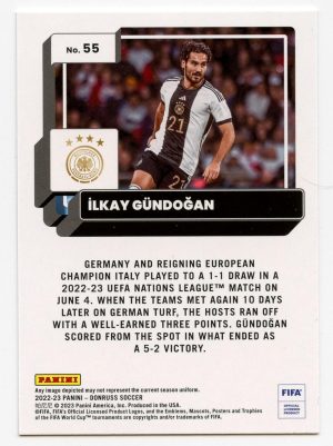 Ilkay Gundogan Panini Donruss Soccer 2022-23 Silver #55