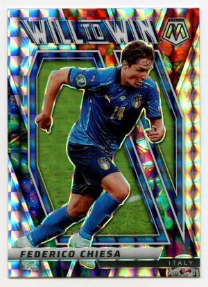 Federico Chiesa Panini Mosaic Road To World Cup 2021-22 Will to Win #29