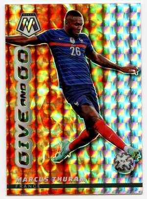 Marcus Thuram Panini Mosaic Road to World Cup 2021-22 Give and Go #22