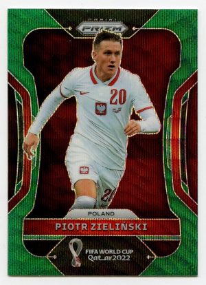 Piotr Zielinski Panini Prizm Fifa World Cup Qatar 2022 Green Wave Prizm #169