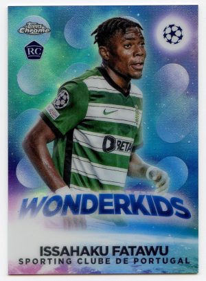 2023 Topps Chrome Issahaku Fatawu #W-12 Wonderkids RC