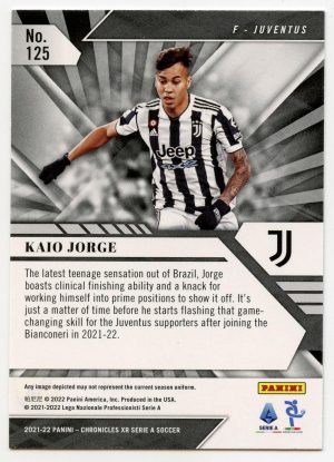 2021-22 Panini Chronicles XR Kaio Jorge #125 Orange RC