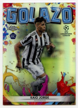 2022 Topps Chrome Kaio Jorge #G-6 Golazo RC