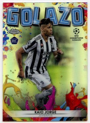 2022 Topps Chrome Kaio Jorge #G-6 Golazo RC