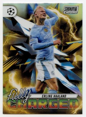 2024 Topps Stadium Chrome Erling Haaland #FC-EH Fully Charged