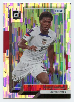 2022-23 Panini Donruss Soccer Yunus Musah #175 Silver