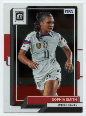 2022-23 Panini Donruss Soccer Sophia Smith #129 Optic