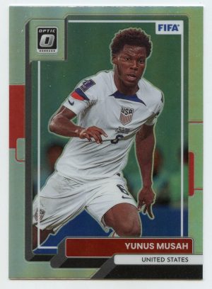 2022-23 Panini Donruss Soccer Yunus Musah #175 Optic