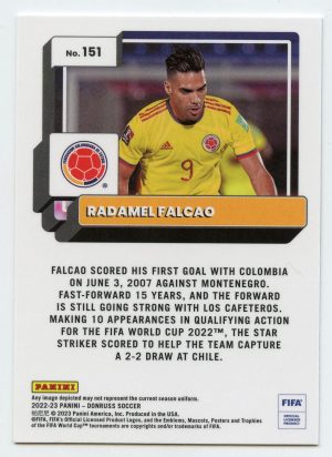 2022-23 Panini Donruss Soccer Radamel Falcao #151 Optic