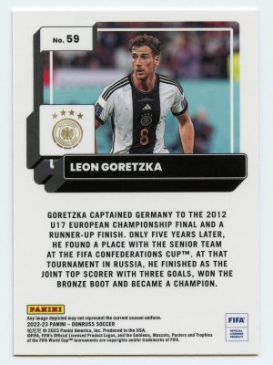 2022-23 Panini Donruss Soccer Leon Goretzka #59 Optic