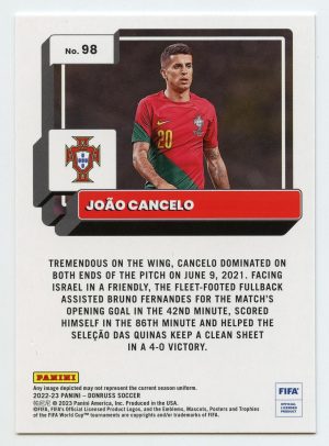 2022-23 Panini Donruss Soccer Joao Cancelo #98 Silver