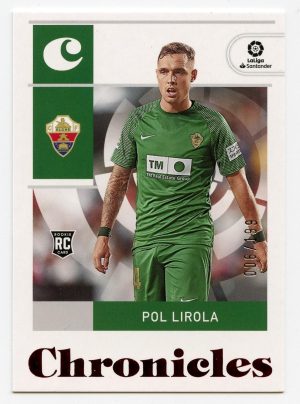 2022-23 Panini Chronicles La Liga Pol Lirola #10 /199  Elche