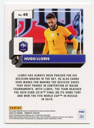 2022-23 Panini Donruss Soccer Hugo Lorris #48 Purple /99 France