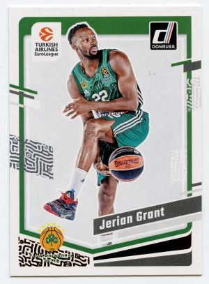 2023-24 Panini Donruss Euroleague Jerain Grant #141 Panathinaikos