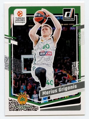 2023-24 Panini Donruss Euroleague Marius Grigonis #69 Panathinaikos