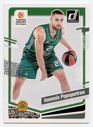 2023-24 Panini Donruss Euroleague Ioannis Papapetrou #66 Panathinaikos