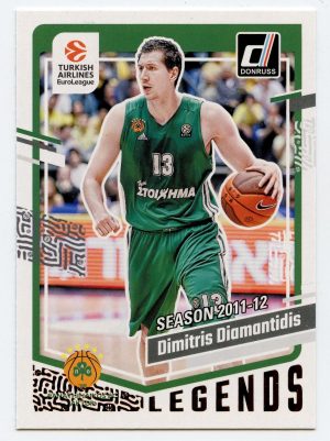 2023-24 Panini Donruss Euroleague Dimitris Diamantidis #178 Legends Panathinaikos