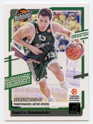 2023-24 Panini Donruss Euroleague Dimitris Diamantidis #5 Highlights Panathinaikos