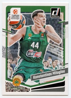 2023-24 Panini Donruss Euroleague Kostantinos Mitoglou #4 Panathinaikos