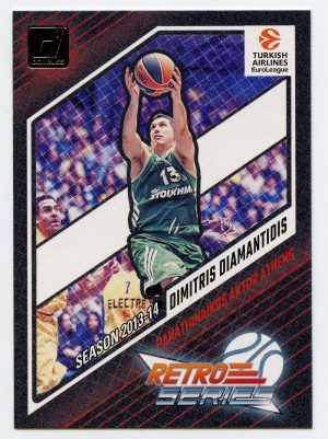 2023-24 Panini Donruss Euroleague Dimitris Diamantidis #12 Retro Series Panathinaikos