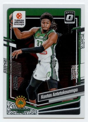 2023-24 Panini Donruss Euroleague Kostas Antetounmpo #83 Optic Panathinaikos