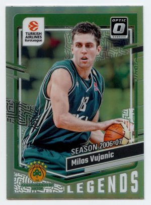 2023-24 Panini Donruss Euroleague Milos Vujanic #184 Optic Legends