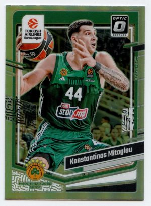 2023-24 Panini Donruss Euroleague Konstantinos Mitoglou #4 Optic Holo Panathinaikos