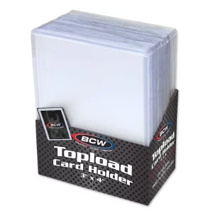 BCW 3×4 Topload Card Holder – Standard (25 ct.)