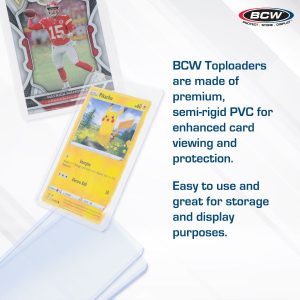 BCW 3×4 Topload Card Holder – Standard (25 ct.)