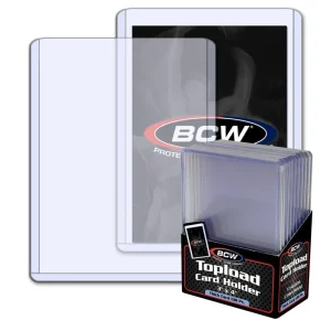 BCW Thick Card Topload Holder – 138 PT. (10 ct.)