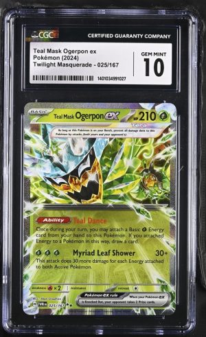 2024 Twilight Masquerade #025/167 Teal Mask Ogerpon ex GM10