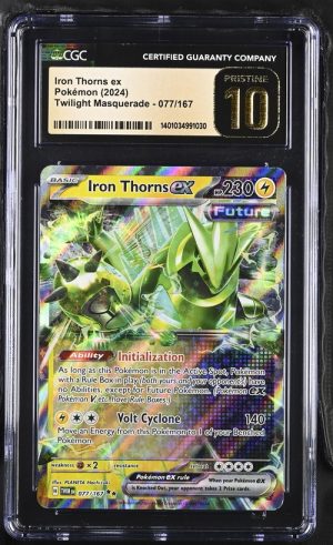 2024 Twilight Masquerade #077/167 Iron Thorns ex PRI10