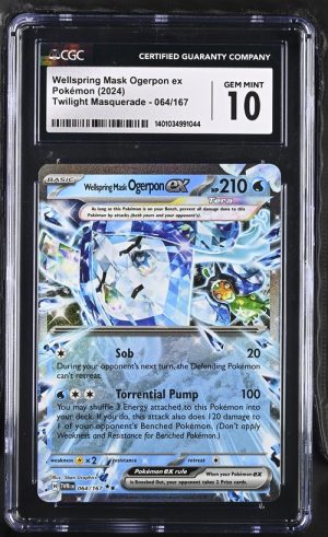2024 Twilight Masquerade #064/167 Wellspring Mask Ogerpon ex GM10